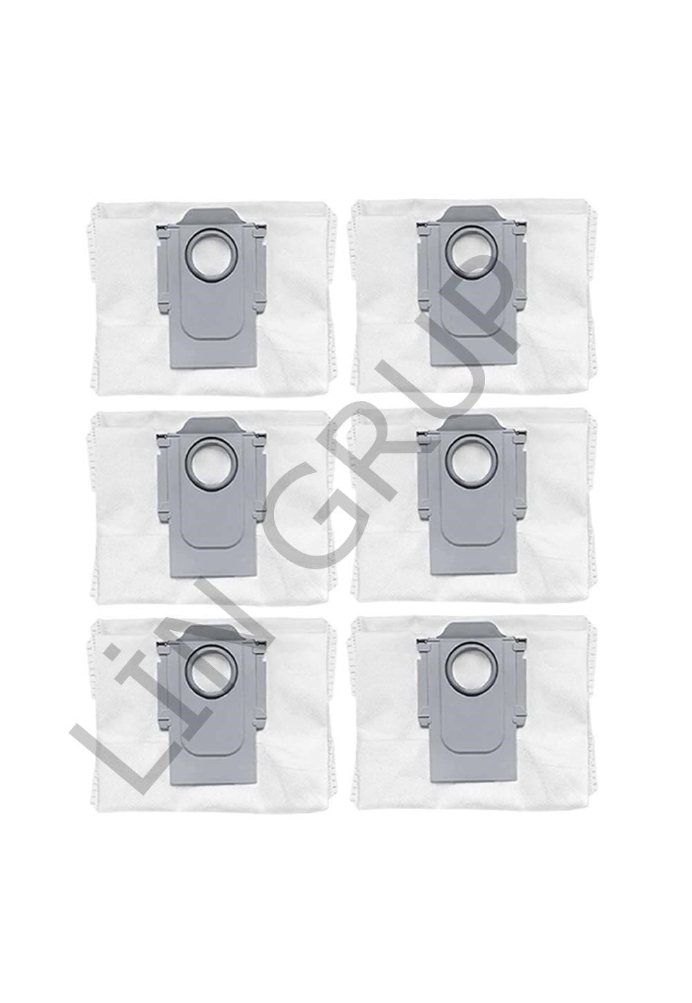 Roborock Q Revo Edge Robot Süpürge Uyumlu 6'lı Toz Torbası