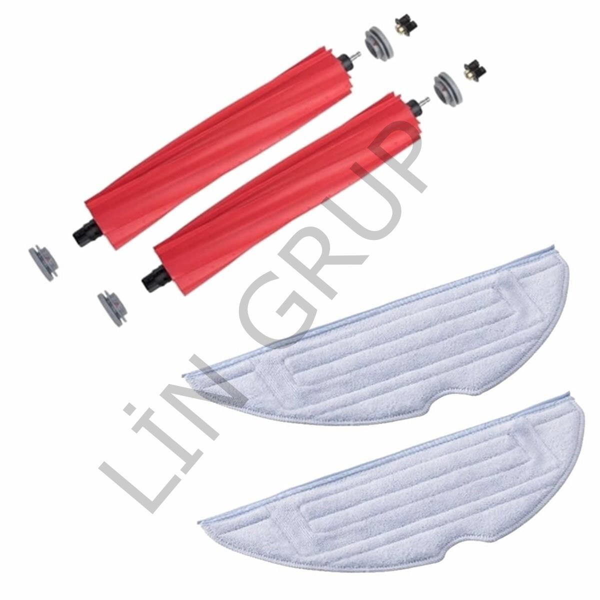 Roborock S7 MaxV Plus Robot Süpürge Uyumlu  4'lü Yedek Parça Seti