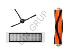 Xiaomi X10 (B102GL) Robot Süpürge Uyumlu 3'lü  Yedek Parça Seti