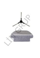 Xiaomi Mop Pro (STYTJ02YM) Robot Süpürge Uyumlu 2'li Yedek Parça Seti