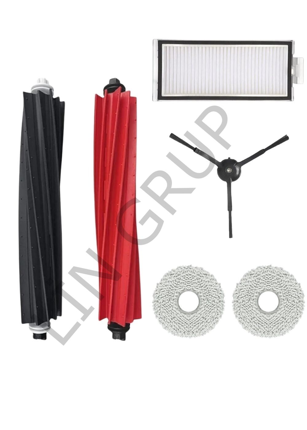 Roborock Q Revo Master Robot Süpürge Uyumlu 6'li Yedek Parça Seti