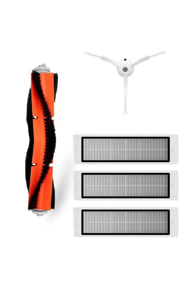 Xiaomi Vacuum Cleaner (Global) (SDJQR02RR) Robot Süpürge Uyumlu 5'li Yedek Parça Seti