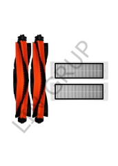 Xiaomi X10+ (B101GL) Robot Süpürge Uyumlu 4'lü Yedek Parça Seti