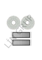 Xiaomi X10+ (B101GL) Robot Süpürge Uyumlu 4'lü Yedek Parça Seti