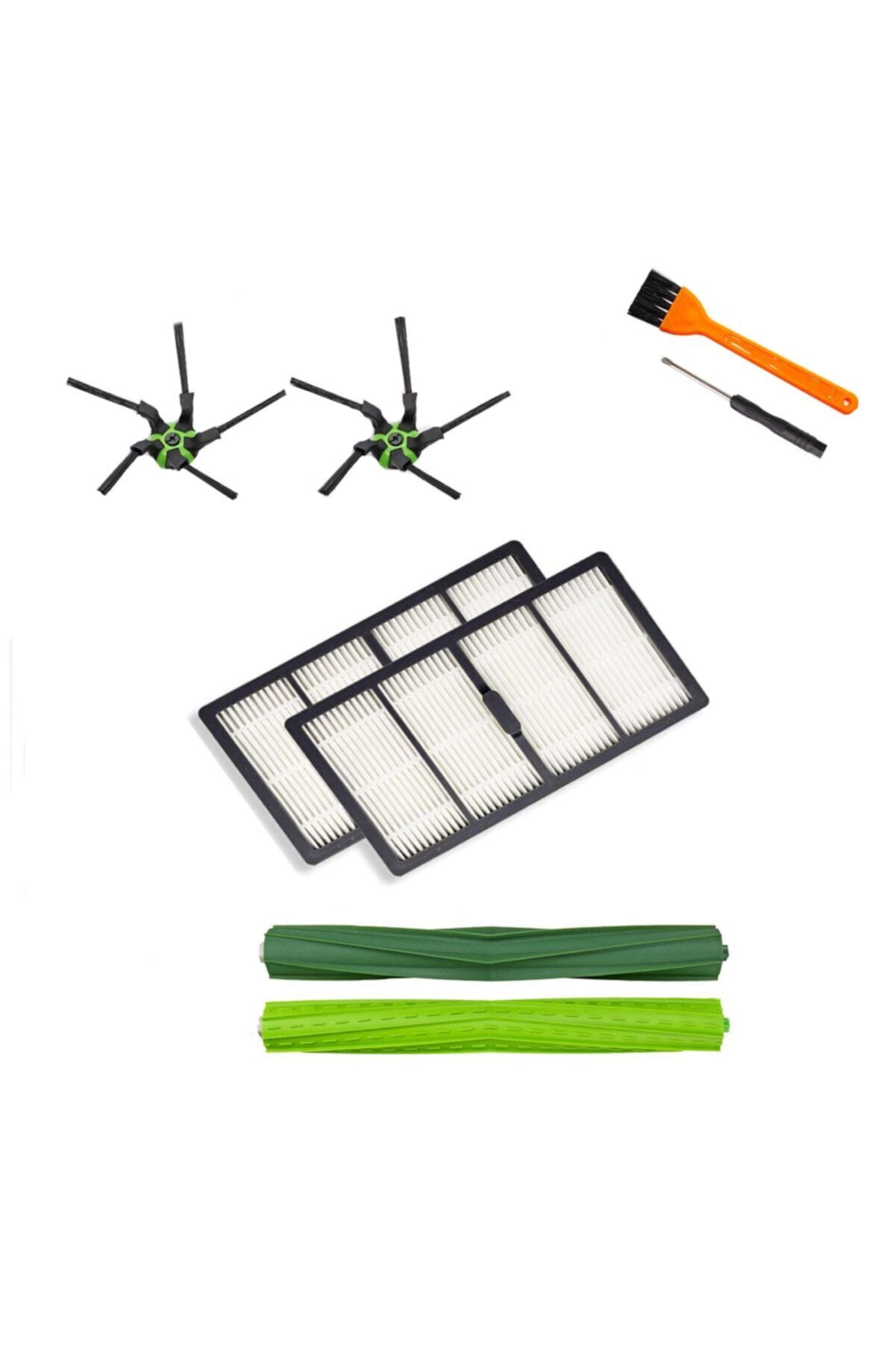 Roomba S9 Serisi Uyumlu Hepa Filtre,fırça Seti (8 Parça)