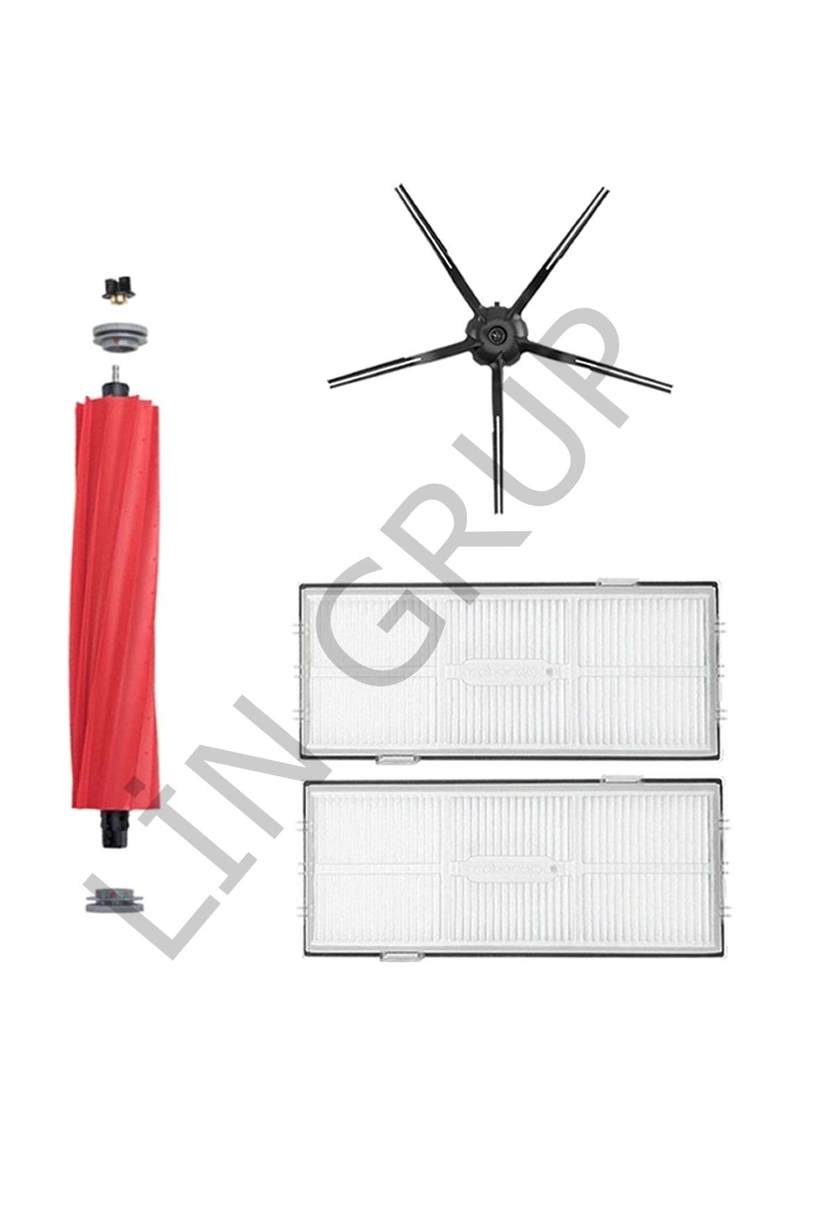 Roborock S7 MaxV Plus Robot Süpürge Uyumlu 4'lü Yedek Parça Seti