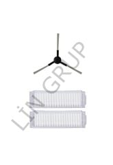 Xiaomi Mop Pro (STYTJ02YM) Robot Süpürge Uyumlu 3'lü Yedek Parça Seti