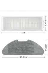 Xiaomi MOP PRO 2 Cdz1shw modeli uyumlu yedek filtre paspas fırça