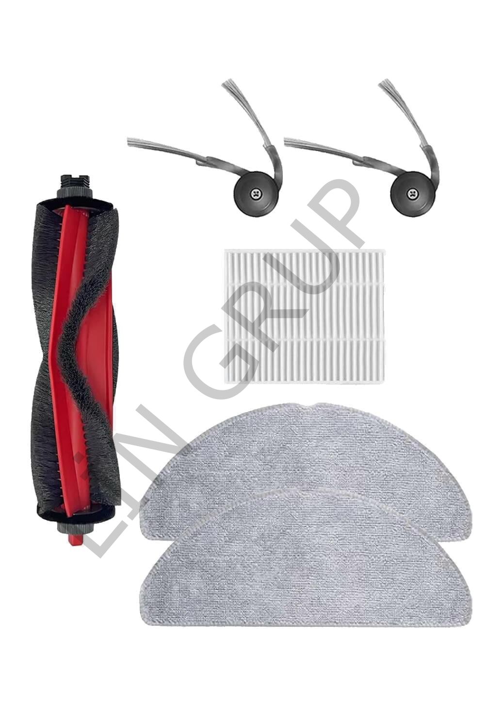 Roborock Q8 Robot Süpürge Uyumlu 6'lı Yedek Parça Seti