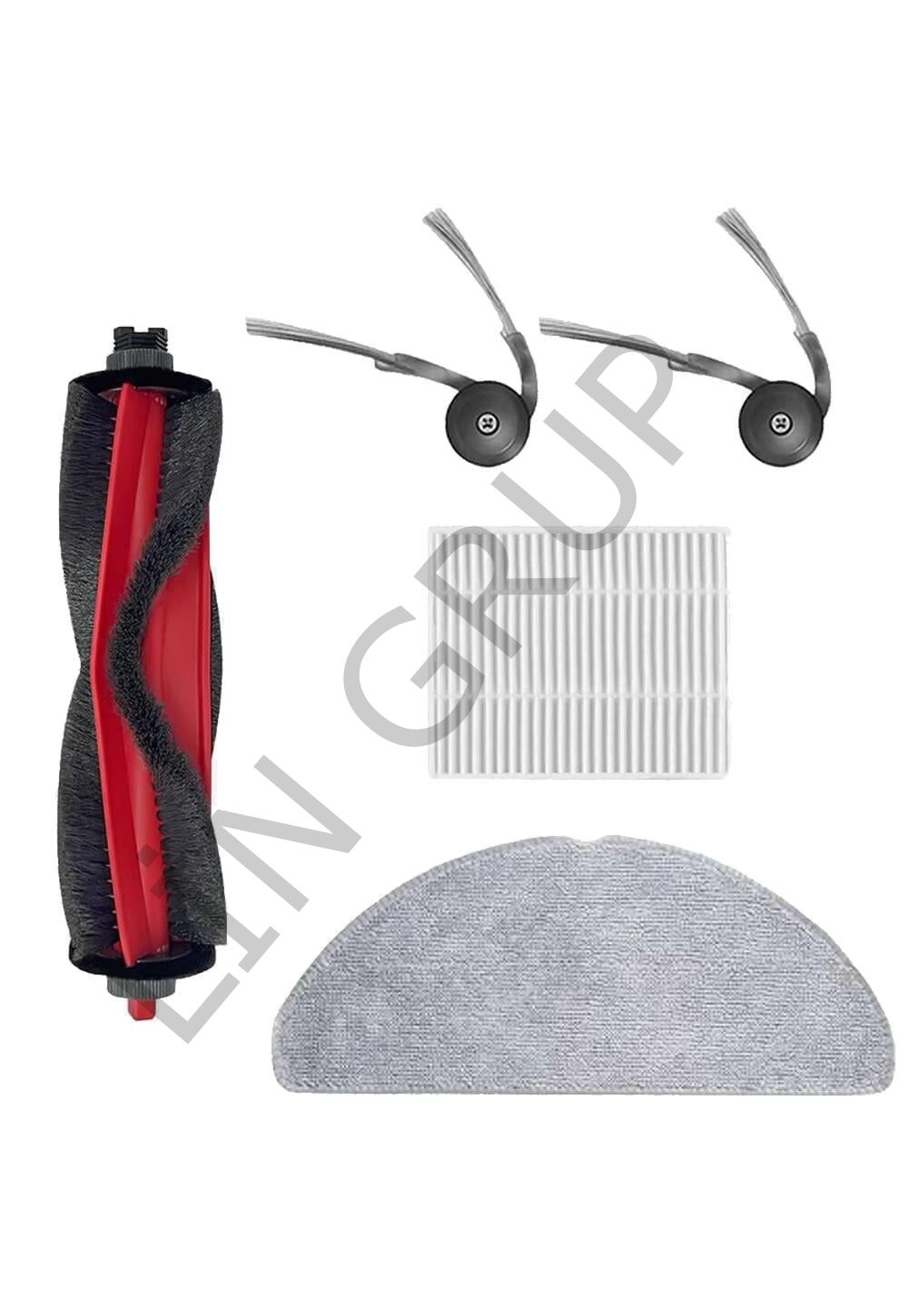 Roborock Q8 Robot Süpürge Uyumlu 5'lı Yedek Parça Seti