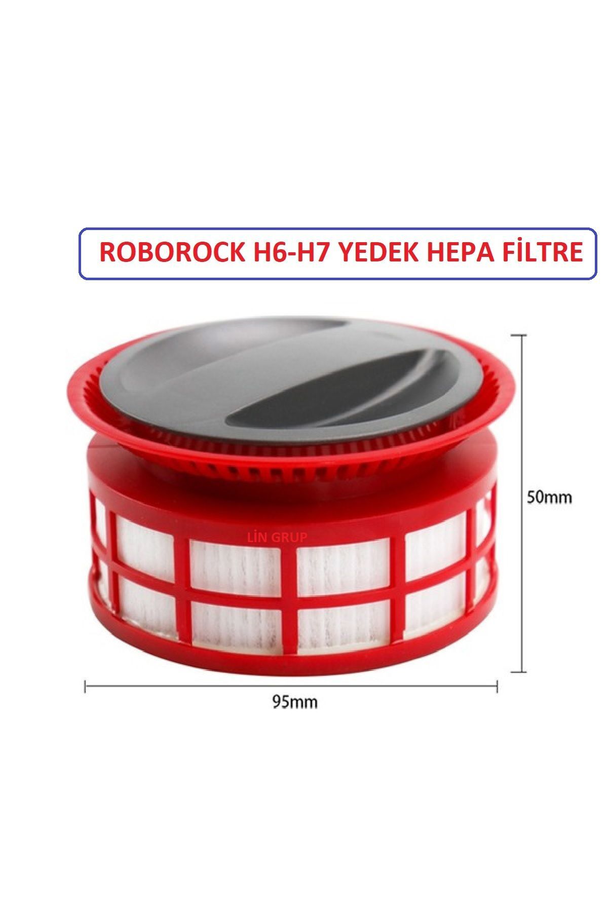 Roborock H6 H7 Dikey Şarjlı El Süpürgesi Uyumlu Filtre 1 Adet