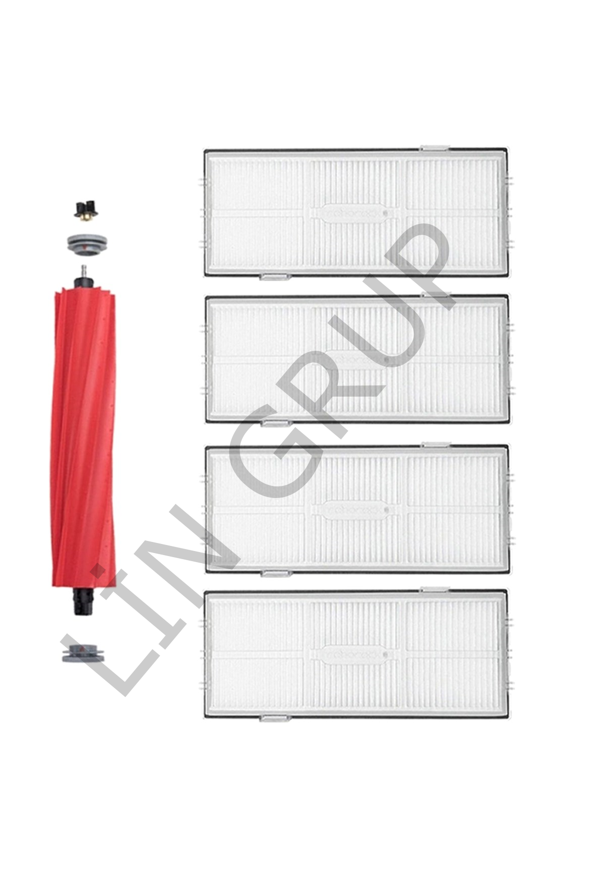 Roborock S7 MaxV Plus Robot Süpürge Uyumlu 5'li Yedek Parça Seti