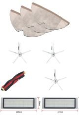 Roborock S5-s6 Max Uyumlu Hepa Filtre, Paspas, Fırca Seti