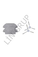 Xiaomi Mop Pro (STYTJ02YM) Robot Süpürge Uyumlu 4'lü Yedek Parça Seti