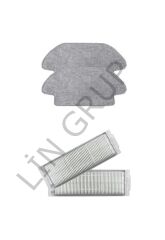 Xiaomi Mop Pro (STYTJ02YM) Robot Süpürge Uyumlu 4'lü Yedek Parça Seti