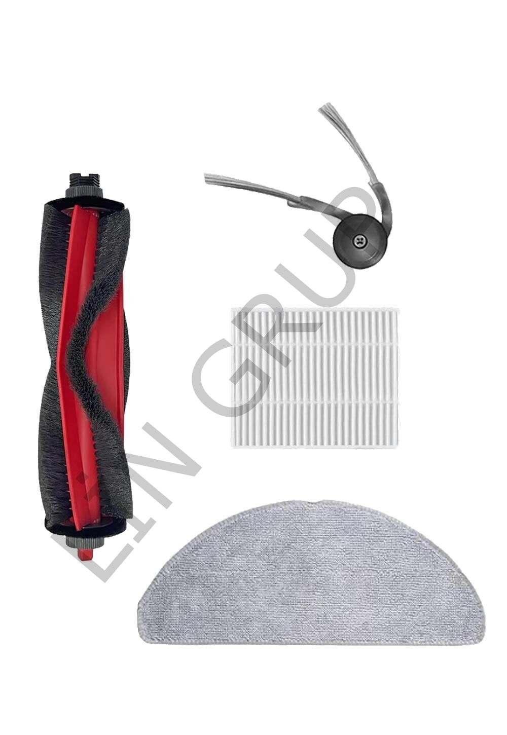 Roborock Q8 + Robot Süpürge Uyumlu 4'lü Yedek Parça Seti