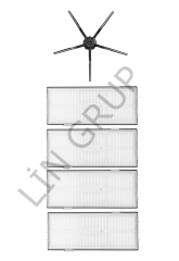 Roborock S7 MaxV Plus Robot Süpürge Uyumlu 5'li Yedek Parça Seti