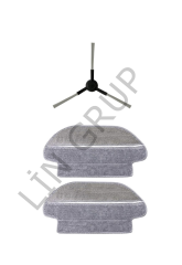 Xiaomi Vacuum Mop 2S  Robot Süpürge Uyumlu 3'lü Yedek Parça Seti