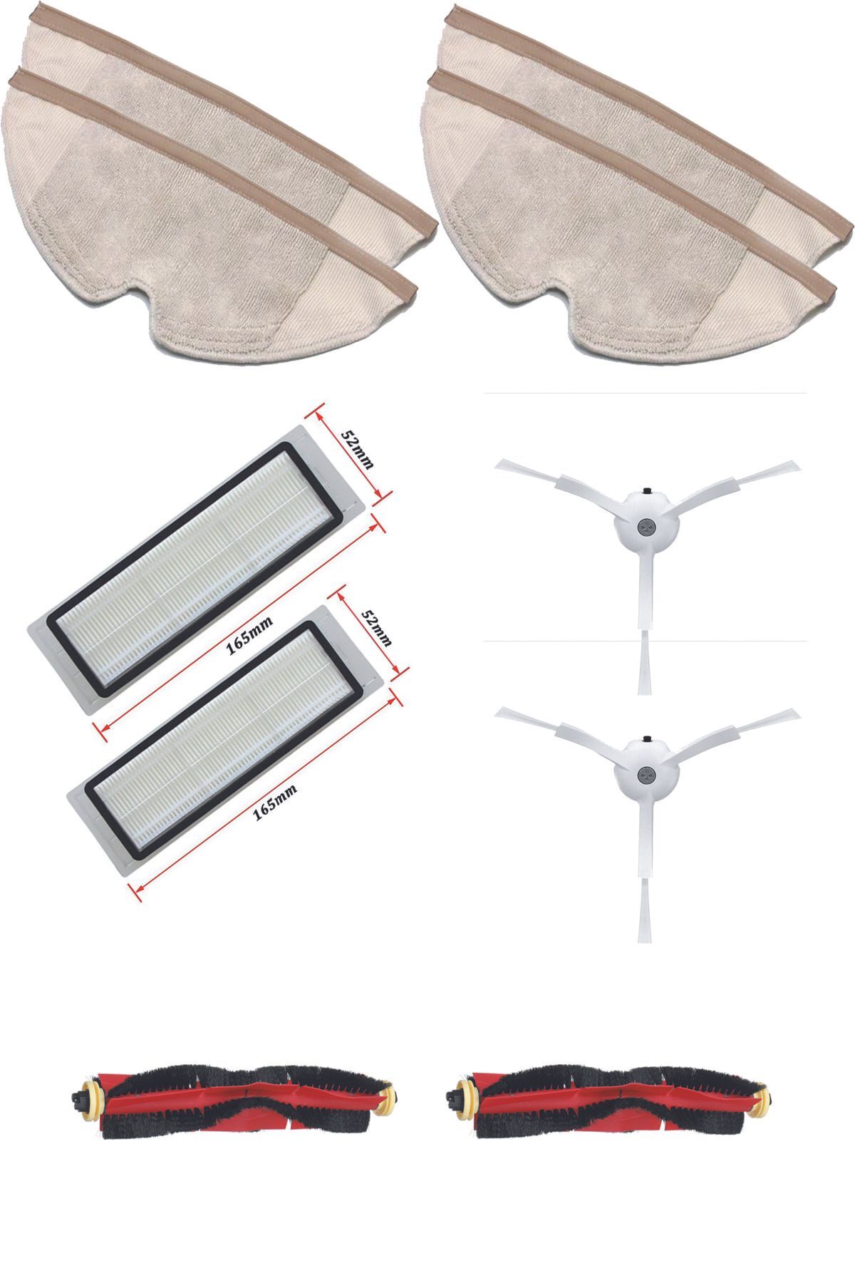Roborock S5 S6 S50 S60 S65 S55 Uyumlu Set