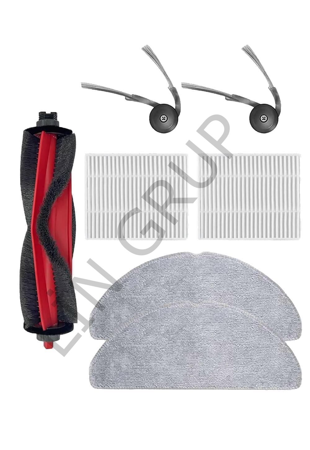 Roborock Q8 + Robot Süpürge Uyumlu 7'lı Yedek Parça Seti