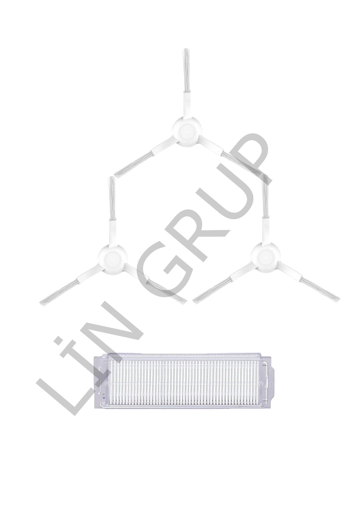 Xiaomi Mop Pro (STYTJ02YM) Robot Süpürge Uyumlu 4'lü Yedek Parça Seti