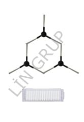 Xiaomi Mop Pro (STYTJ02YM) Robot Süpürge Uyumlu 4'lü Yedek Parça Seti