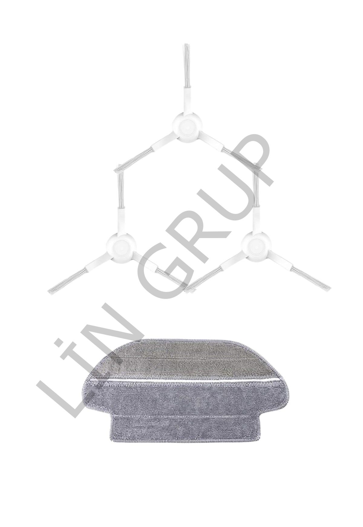 Xiaomi Mop Pro (STYTJ02YM) Robot Süpürge Uyumlu 4'lü Yedek Parça Seti