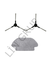 Xiaomi Vacuum Mop 2S  Robot Süpürge Uyumlu 3'lü Yedek Parça Seti