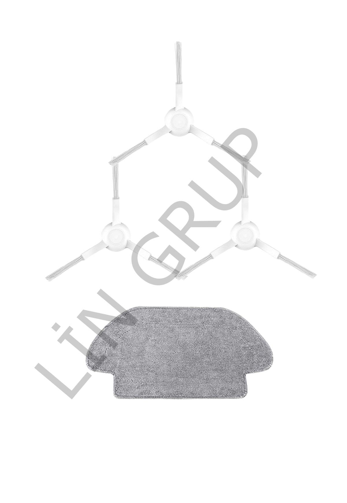 Xiaomi Mop Pro (STYTJ02YM) Robot Süpürge Uyumlu 4'lü Yedek Parça Seti