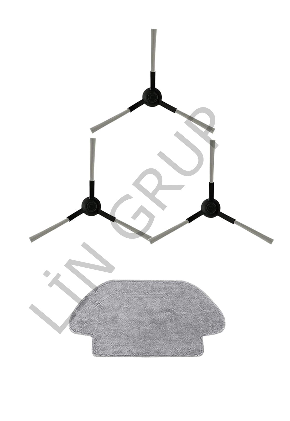 Xiaomi Mop Pro (STYTJ02YM) Robot Süpürge Uyumlu 4'lü Yedek Parça Seti