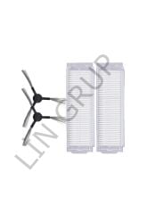 Xiaomi Vacuum Mop 2S  Robot Süpürge Uyumlu 4'lü Yedek Parça Seti