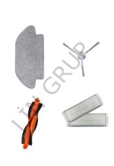 Xiaomi Mop Pro (STYTJ02YM) Robot Süpürge Uyumlu 5'li Yedek Parça Seti