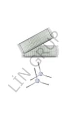 Xiaomi Vacuum Mop 2S  Robot Süpürge Uyumlu 4'lü Yedek Parça Seti