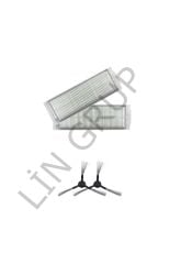 Xiaomi Vacuum Mop 2S  Robot Süpürge Uyumlu 4'lü Yedek Parça Seti