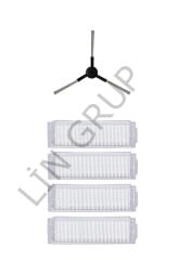 Xiaomi Mop Pro (STYTJ02YM) Robot Süpürge Uyumlu 5'li Yedek Parça Seti