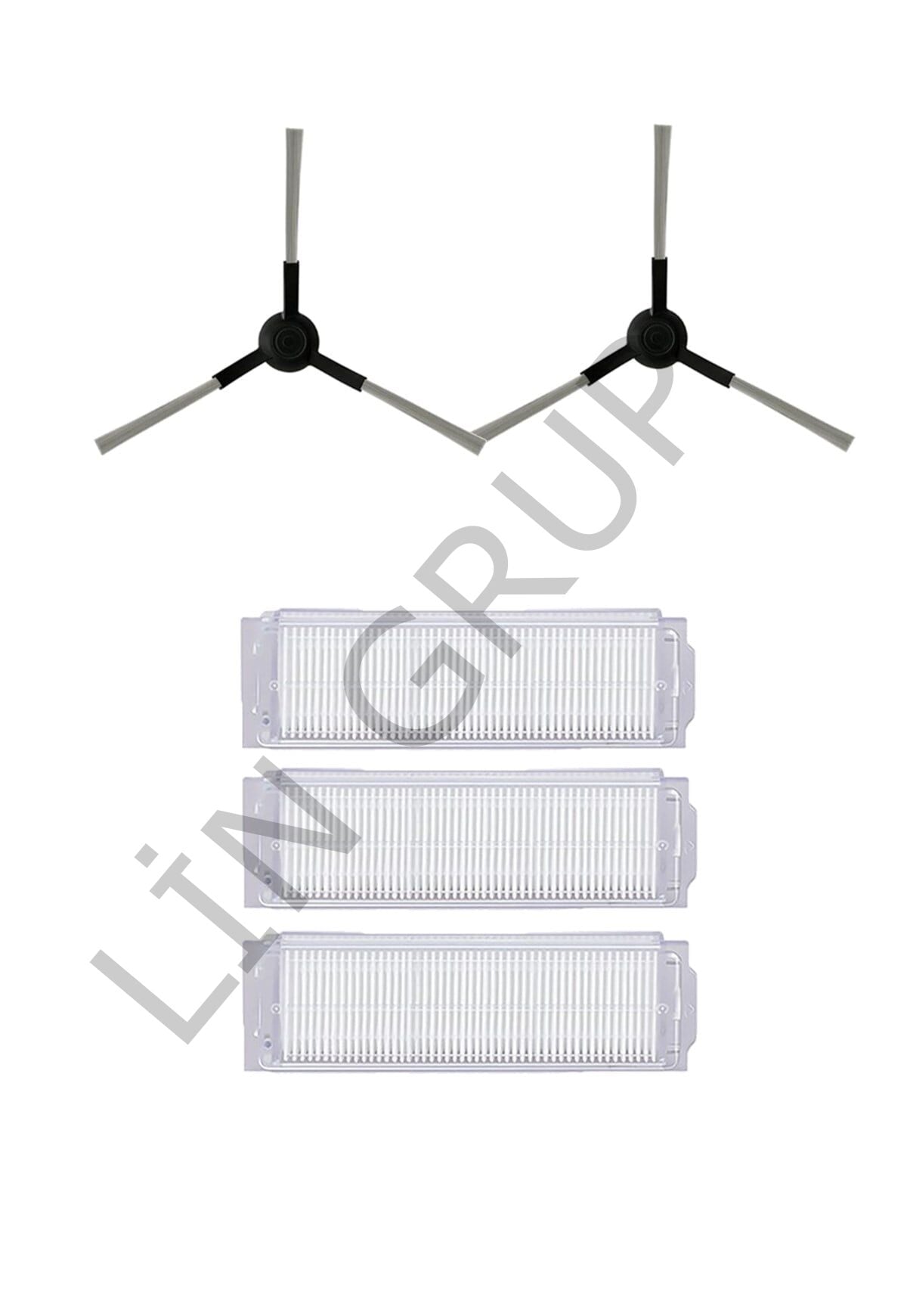 Xiaomi Mop Pro (STYTJ02YM) Robot Süpürge Uyumlu 5'li Yedek Parça Seti