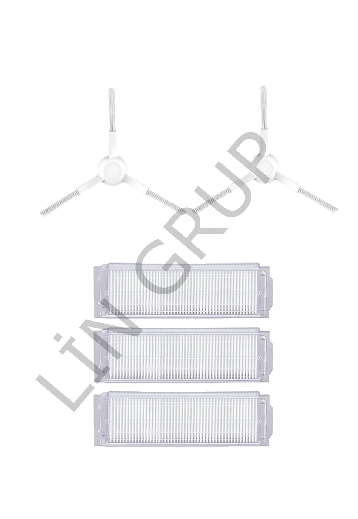 Xiaomi Mop Pro (STYTJ02YM) Robot Süpürge Uyumlu 5'li Yedek Parça Seti