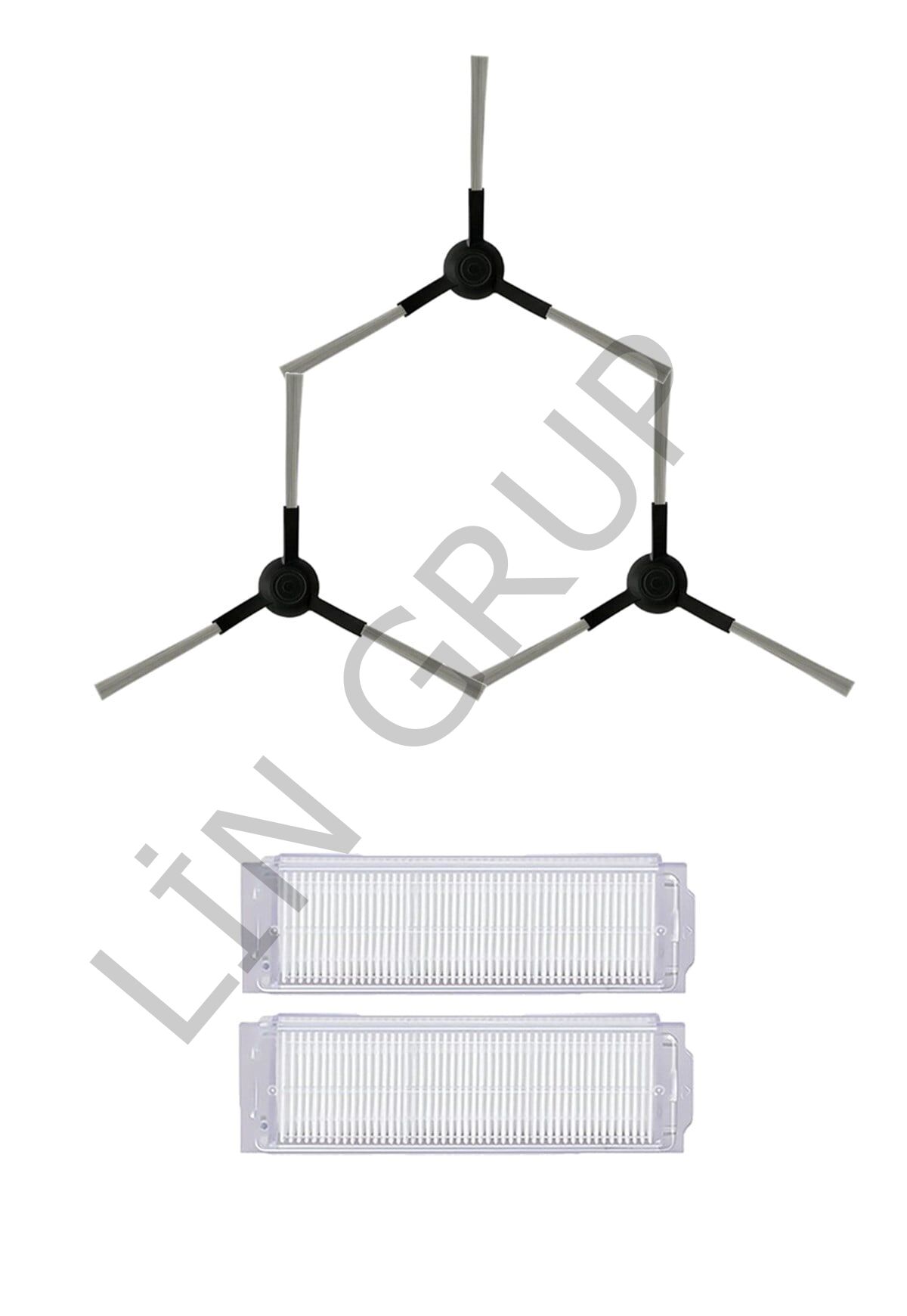 Xiaomi Mop Pro (STYTJ02YM) Robot Süpürge Uyumlu 5'li Yedek Parça Seti