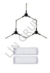 Xiaomi Mop Pro (STYTJ02YM) Robot Süpürge Uyumlu 5'li Yedek Parça Seti