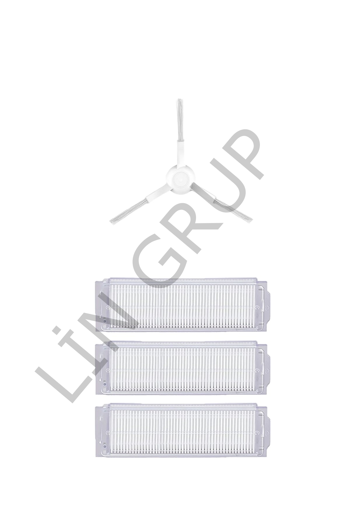 Xiaomi Vacuum Mop 2S  Robot Süpürge Uyumlu 4'lü Yedek Parça Seti