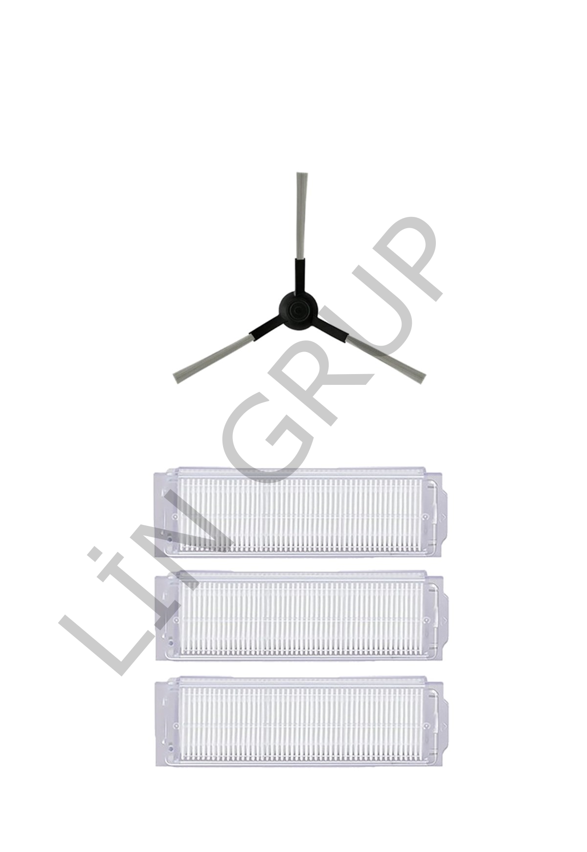 Xiaomi Vacuum Mop 2S  Robot Süpürge Uyumlu 4'lü Yedek Parça Seti