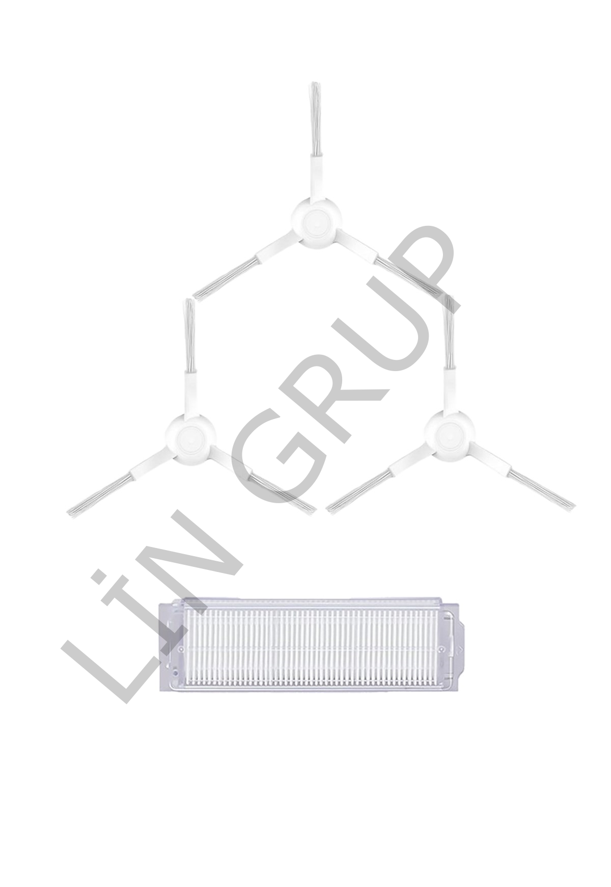 Xiaomi Vacuum Mop 2S  Robot Süpürge Uyumlu 4'lü Yedek Parça Seti