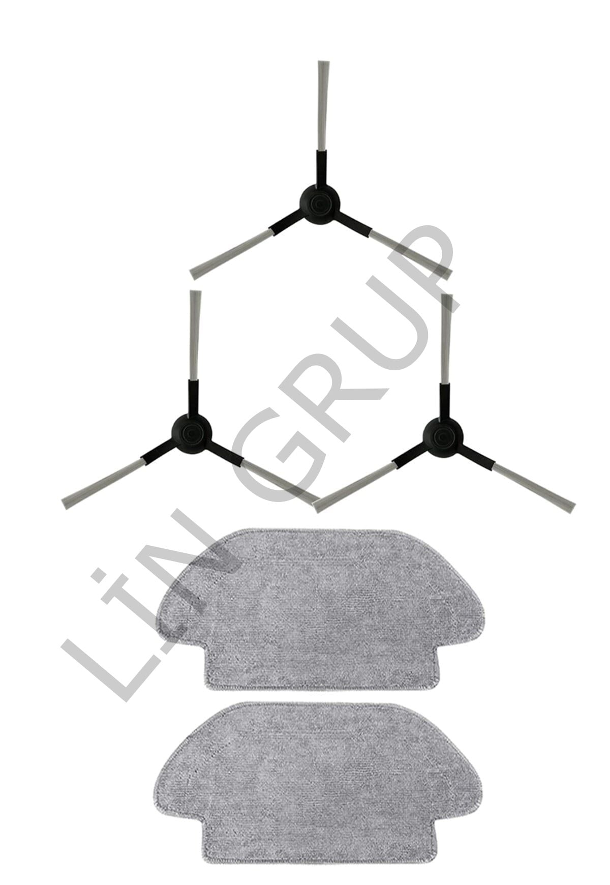 Xiaomi Mop Pro (STYTJ02YM) Robot Süpürge Uyumlu 5'li Yedek Parça Seti