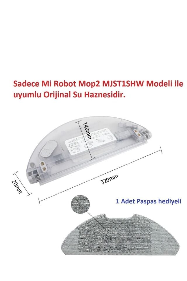 XIAOMI Mop 2 pro MJST1SHW (CDZ1SHW) Lite Su Haznesi deposu su tankı