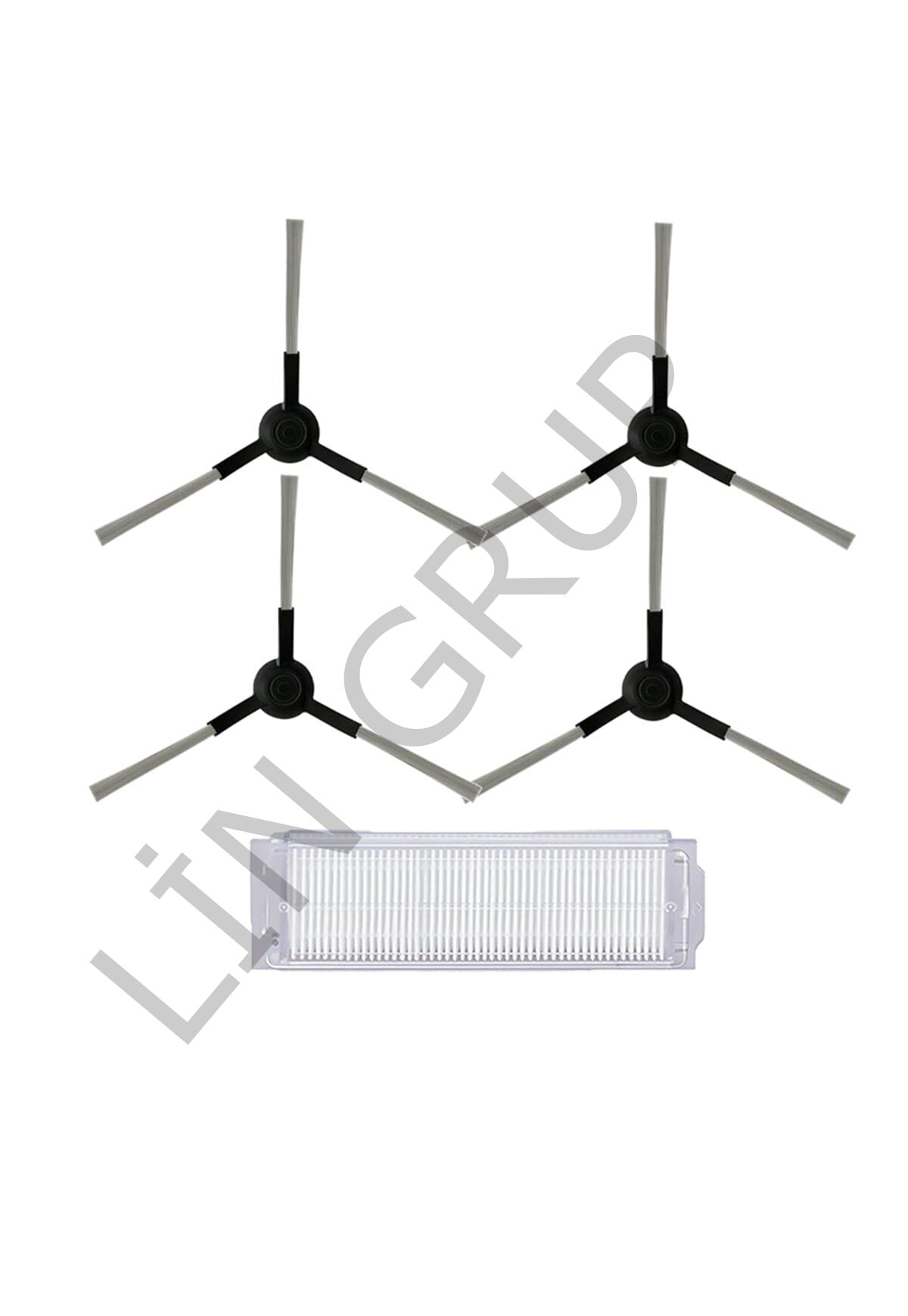 Xiaomi Mop Pro (STYTJ02YM) Robot Süpürge Uyumlu 5'li Yedek Parça Seti