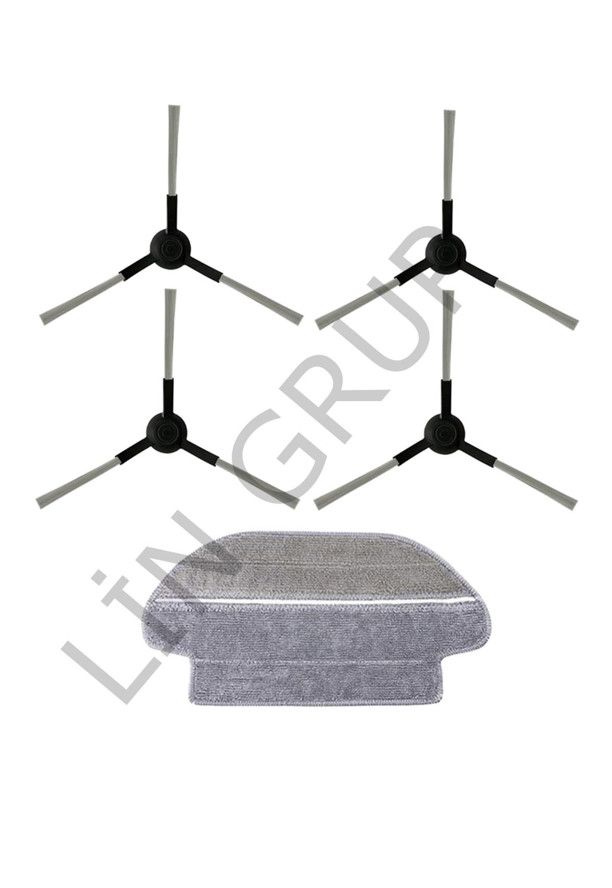 Xiaomi Mop Pro (STYTJ02YM) Robot Süpürge Uyumlu 5'li Yedek Parça Seti