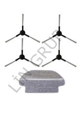 Xiaomi Mop Pro (STYTJ02YM) Robot Süpürge Uyumlu 5'li Yedek Parça Seti