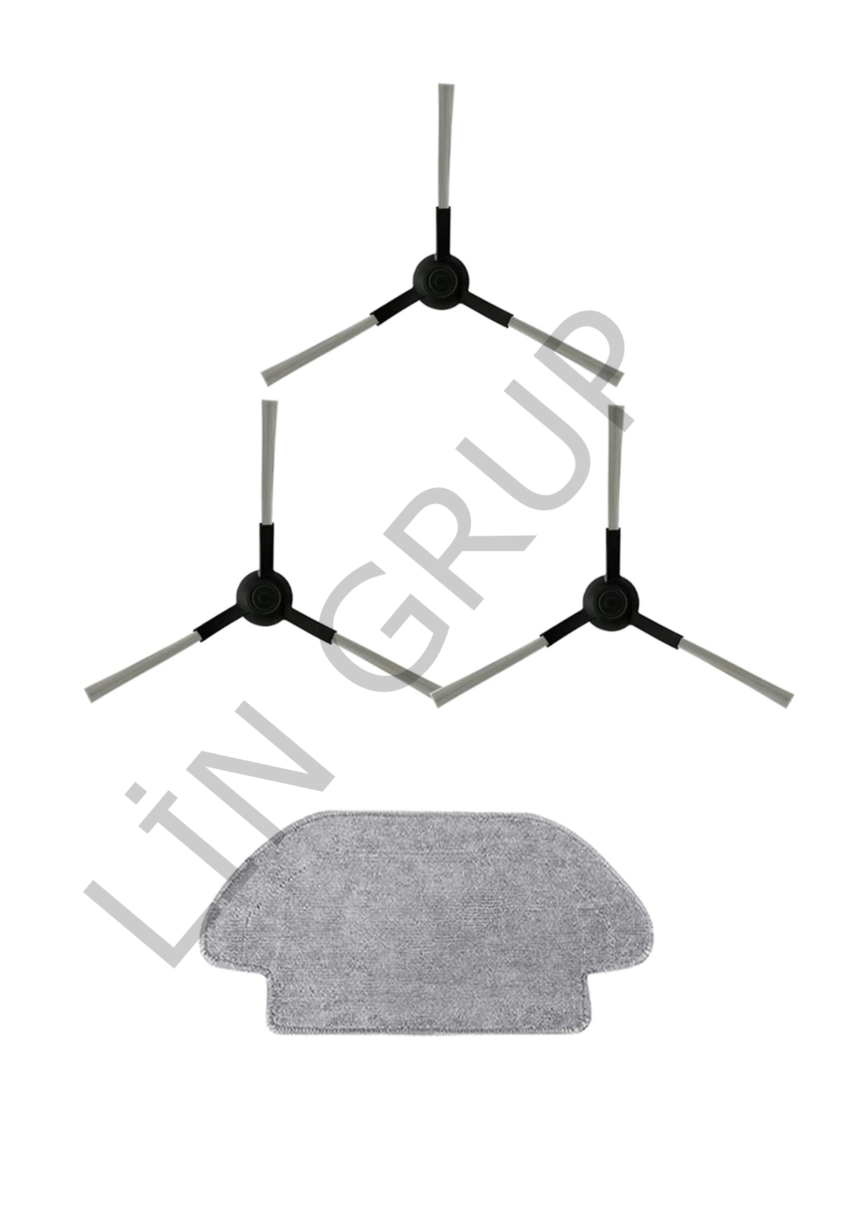 Xiaomi Vacuum Mop 2S  Robot Süpürge Uyumlu 4'lü Yedek Parça Seti