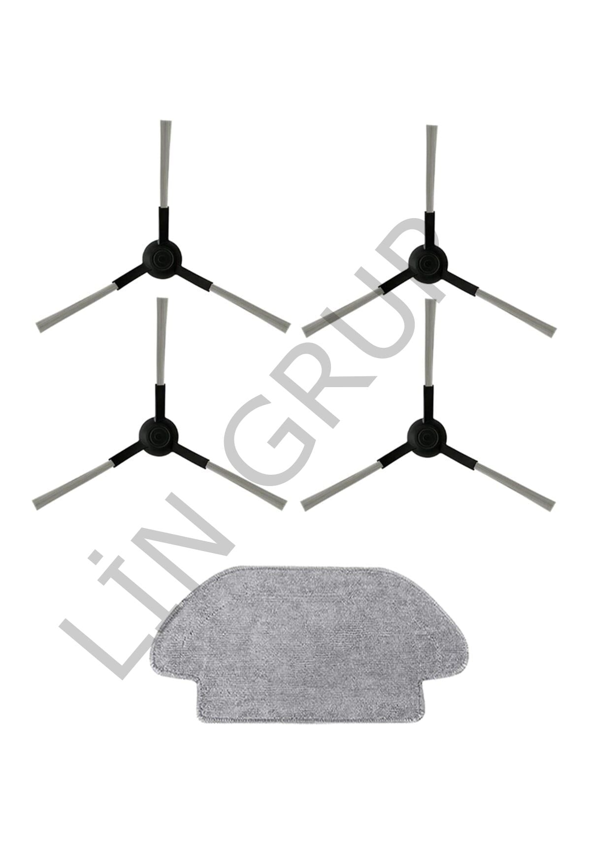 Xiaomi Mop Pro (STYTJ02YM) Robot Süpürge Uyumlu 5'li Yedek Parça Seti