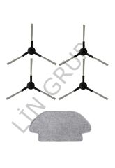 Xiaomi Mop Pro (STYTJ02YM) Robot Süpürge Uyumlu 5'li Yedek Parça Seti